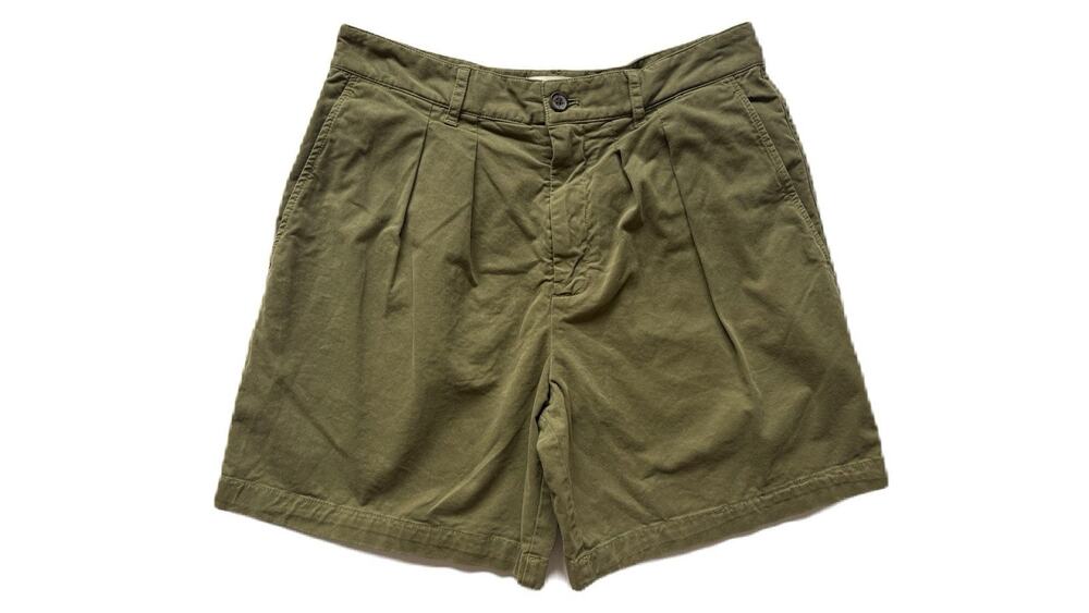 Nili Lotan Men’s I go Short Size 30 NWT Olive Green Cotton Made In USA